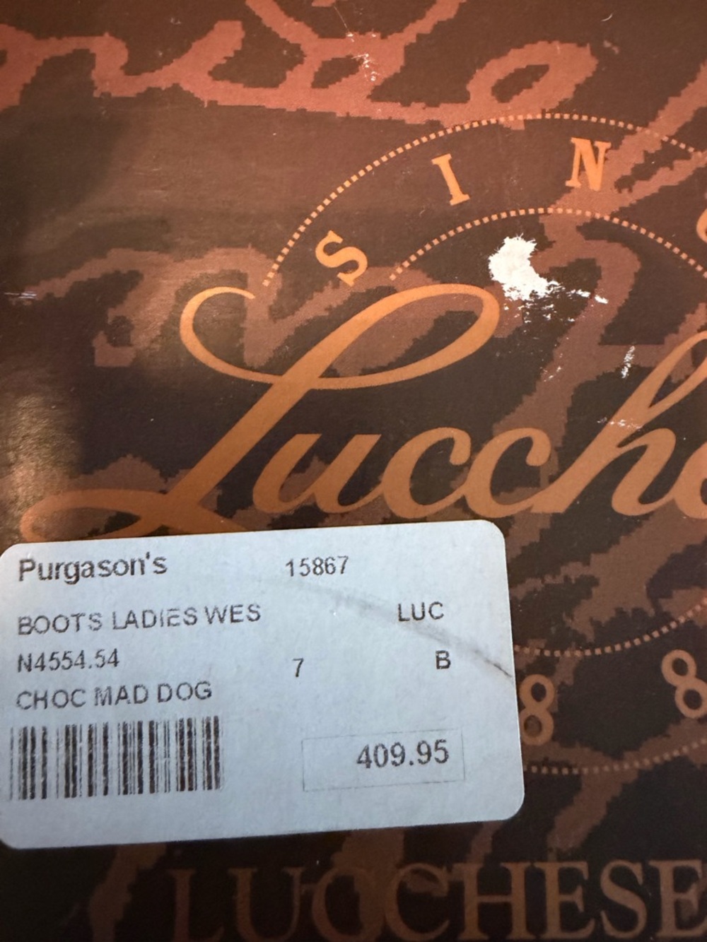 Lucchese Women’s Brown Western Cowboy Boots. Perfect condition - Picture 2 of 4